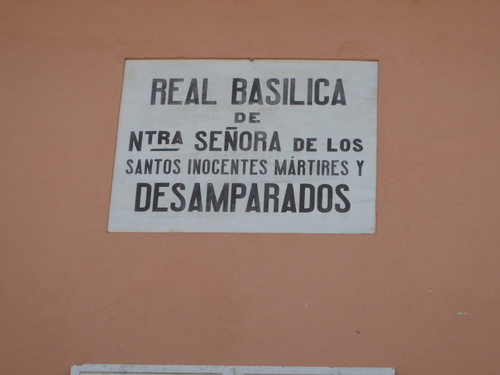 Real [Royal] Basilica de Virgen de Los Desamparados.